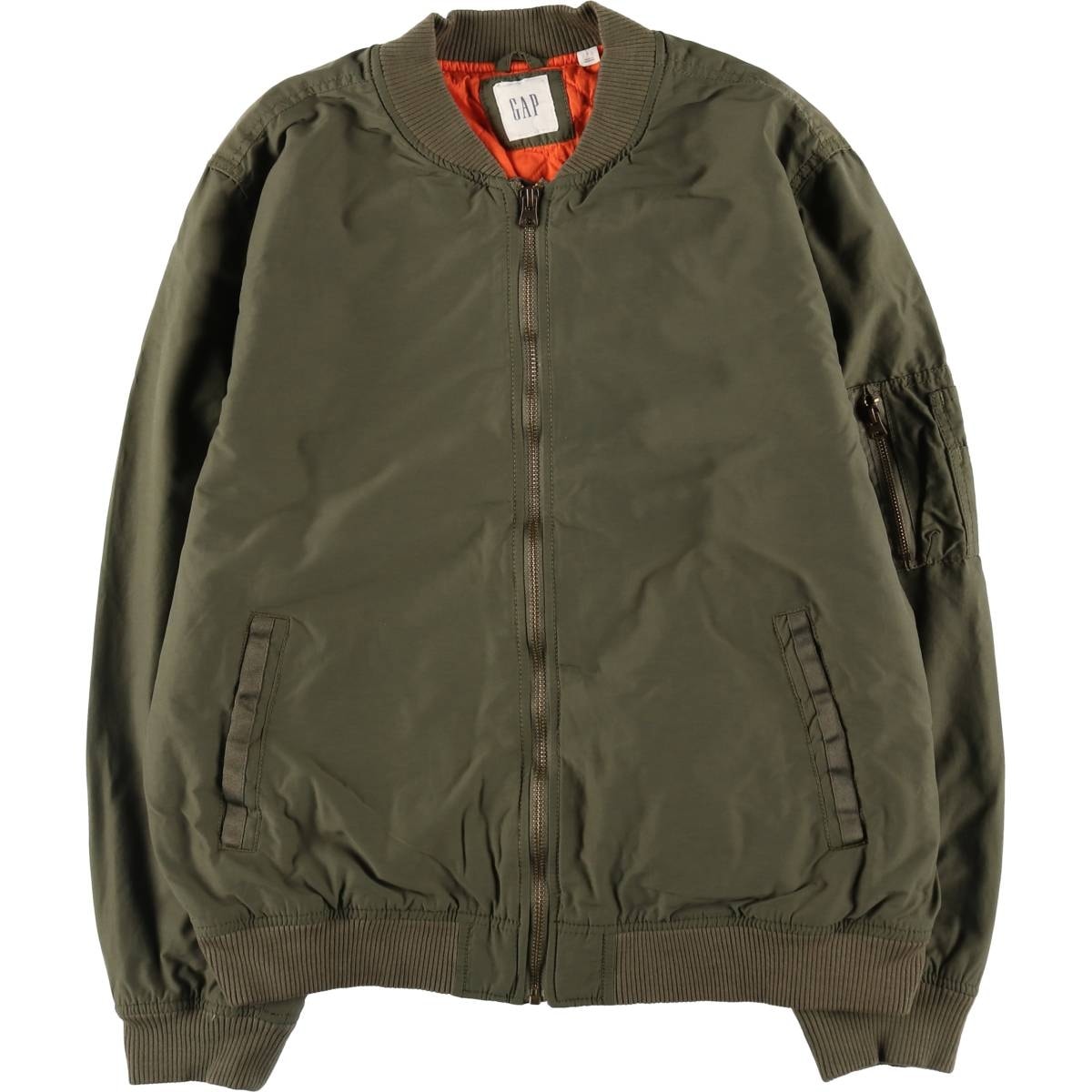 傷や汚れあり】古着 民間品 00年代 ギャップ GAP MA-1タイプ 中綿入り