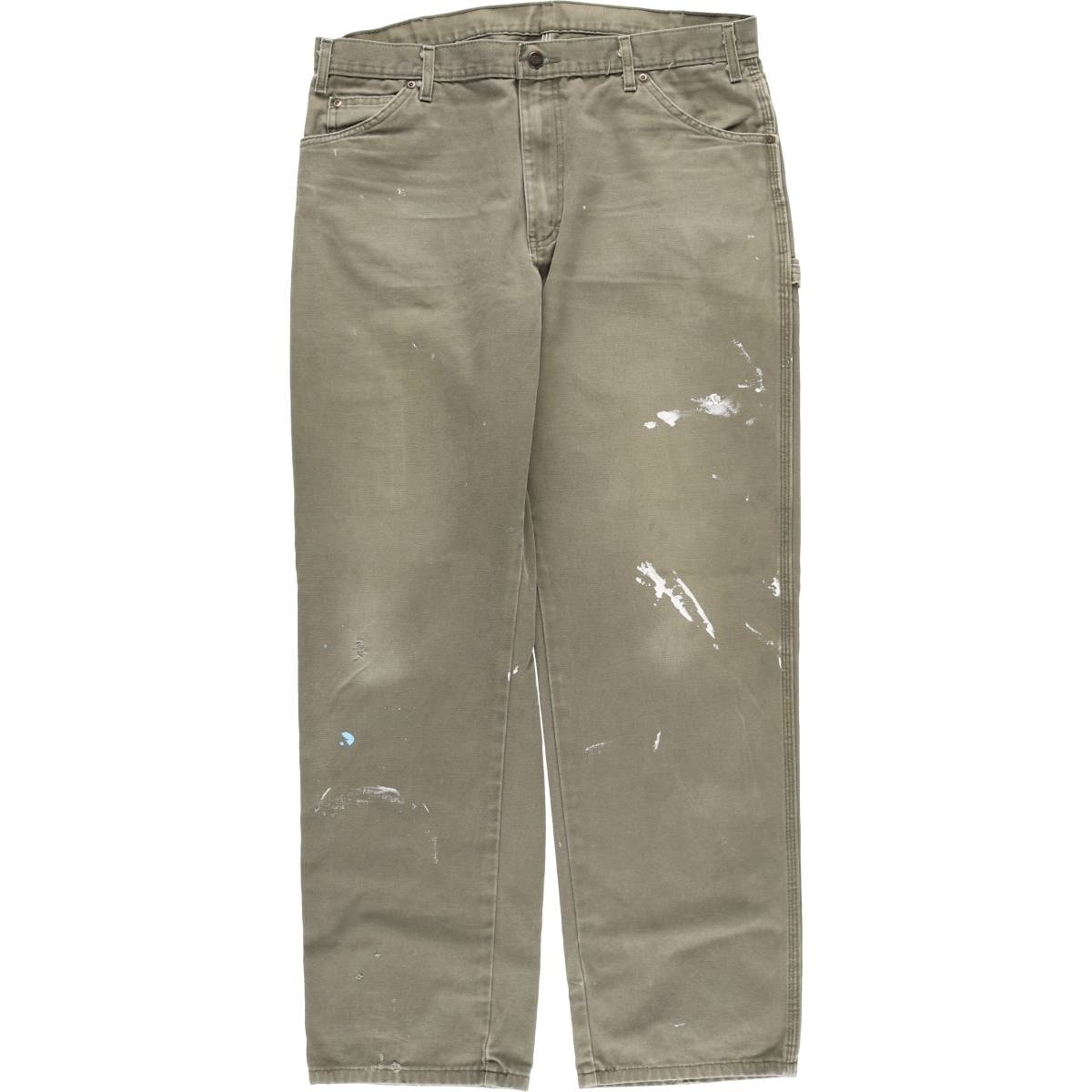 古着 ディッキーズ Dickies ペイント ダックペインターパンツ メンズw37相当/eaa617003