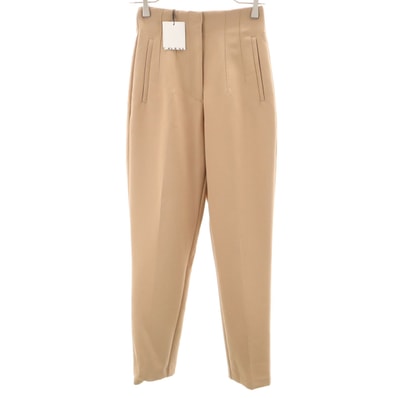 ZARA ザラ 未使用 テーパードパンツ XS ベージュ タグ付き