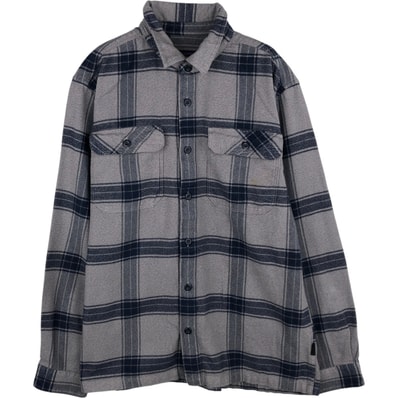 古着 パタゴニア Patagonia ORGANIC COTTON オーガニックコットン 53947FA20 長袖 ライトネルチェックシャツ ボックスシャツ メンズM相当/eaa624797