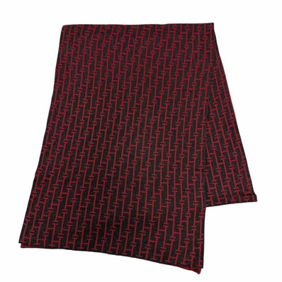 未使用品 エルメス マフラー ECHARPE MAILLE DE MOTIF H