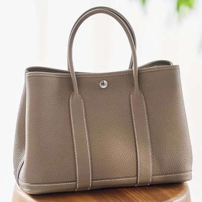 Hermes Garden Party Negonda "Etoupe/Silver"