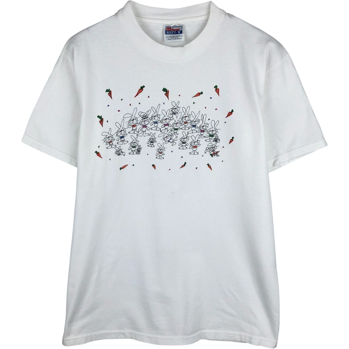 古着 80年代 ヘインズ Hanes BEEFY-T 青タグ アニマルTシャツ USA製 メンズM相当 ヴィンテージ/eaa618002