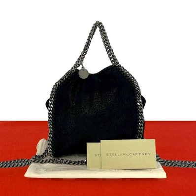 Stella McCartney ステラマッカートニー ファラベラ レザー ショルダーバッグ ブラック
48238