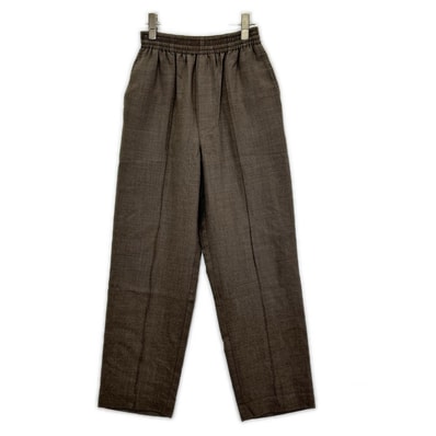 オーラリー A23AP04OS 23AW Top Brown/ブラウン SUPER LIGHT WOOL EASY SLACKS スラックスパンツ 0