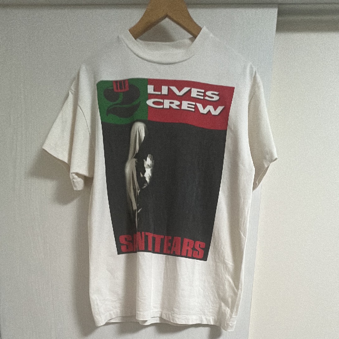 Saint Mxxxxxx x Denim Tears SS Tee/Lives Crew "White"