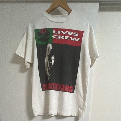 Saint Mxxxxxx x Denim Tears SS Tee/Lives Crew "White"
