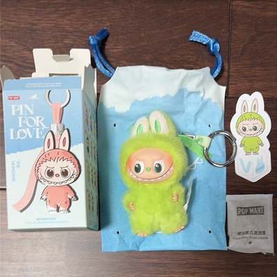 POP MART THE MONSTERS (LABUBU) Pin for Love Series-Vinyl Plush Pendant (N-Z) V