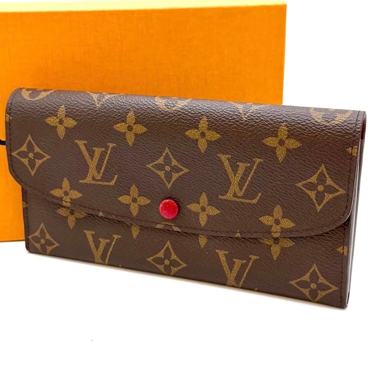 Louis Vuitton Emilie Wallet Monogram "Rouge"