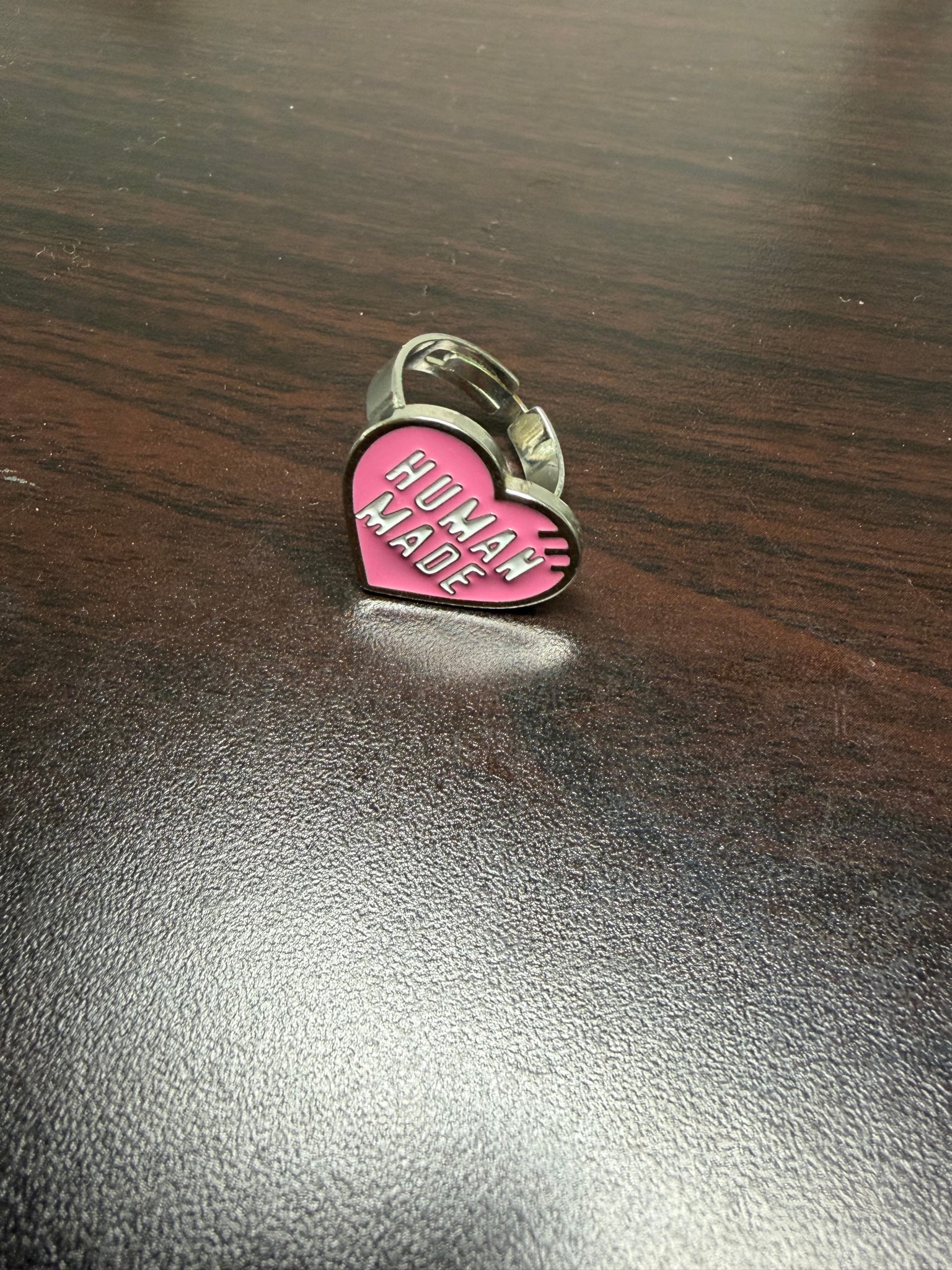 HUMAN MADE HEART RING "Pink" HM23GD051
