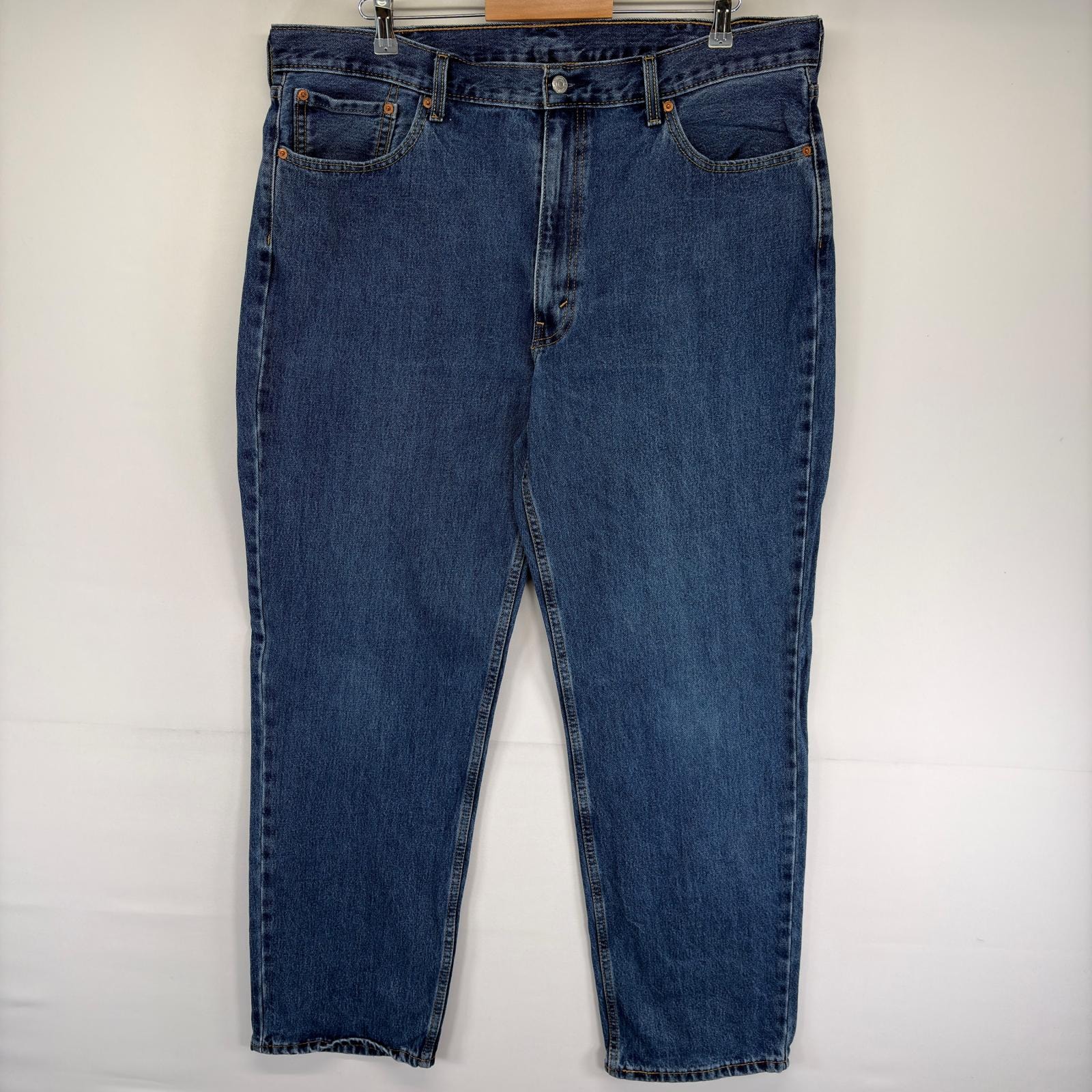 古着 リーバイス Levi's デニム パンツ 550 テーパード ジーパン バギー ジーンズ ジッパーフライ w40 L34  ブルー系 メンズ