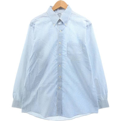 古着 ブルックスブラザーズ Brooks Brothers Est.1818 REGENT 長袖 ボタンダウンストライプシャツ メンズL相当/eaa544965