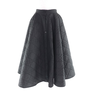 極美品 クリスチャンディオール スカート ブラック 38 157J67A2827