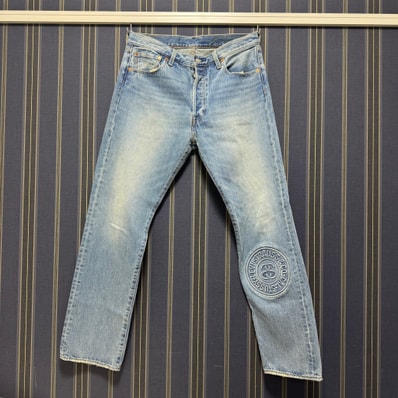 Stussy × Levi's Embossed 501 "Denim" A52180000