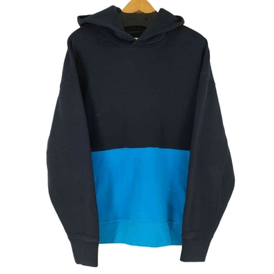 バイカラー プルオーバーパーカー【1142019428846】