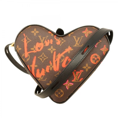 【6dc2747】ルイヴィトン ショルダーバッグ モノグラム サッククールフォーリンラブ M45890 ブラウン【中古】レディース