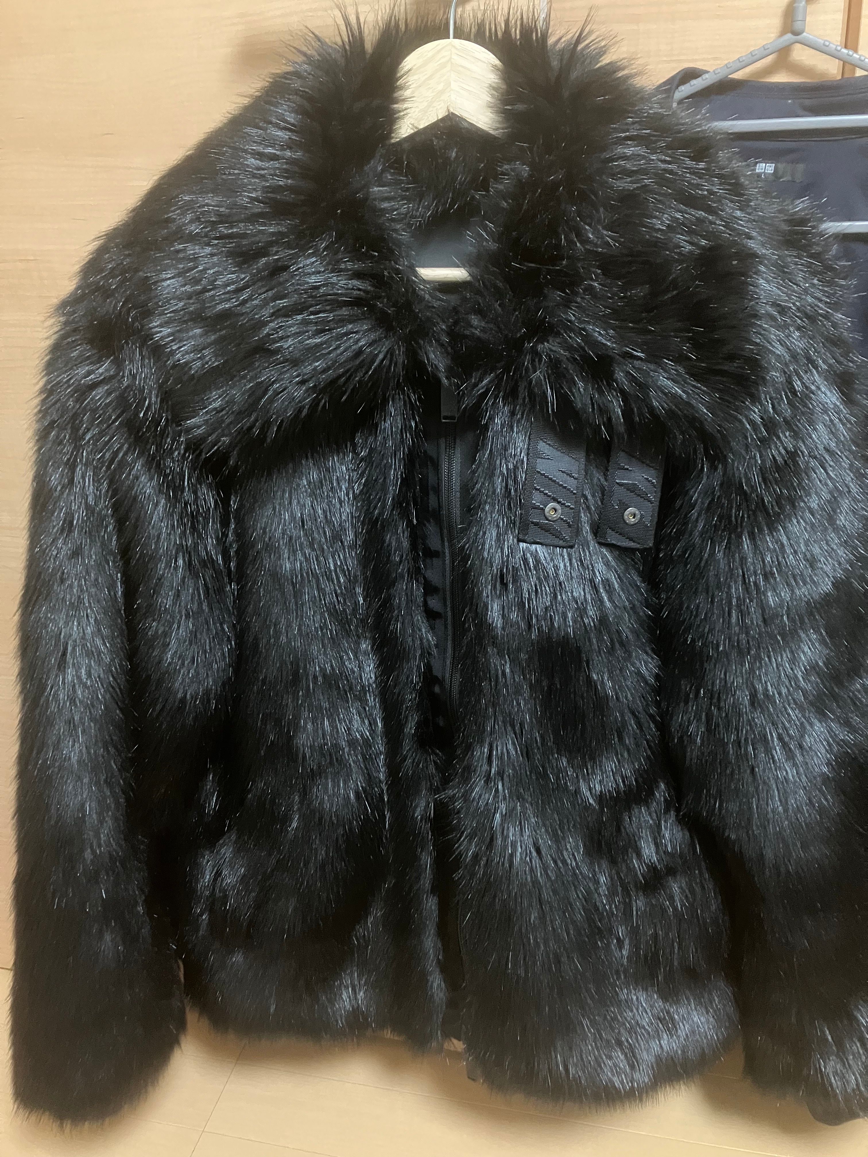 Nike x Ambush Women's Reversible Faux Fur Coat "Black"