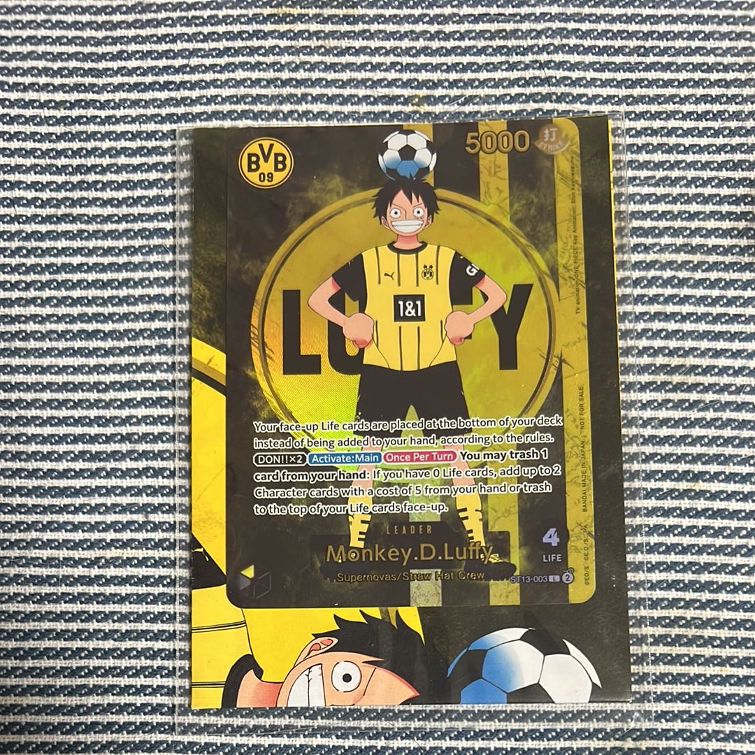 モンキー・D・ルフィ L [ST13-003]【英語版】(プロモーションカード「ボルシアドルトムント × ONE PIECE マッチデー 2025」)