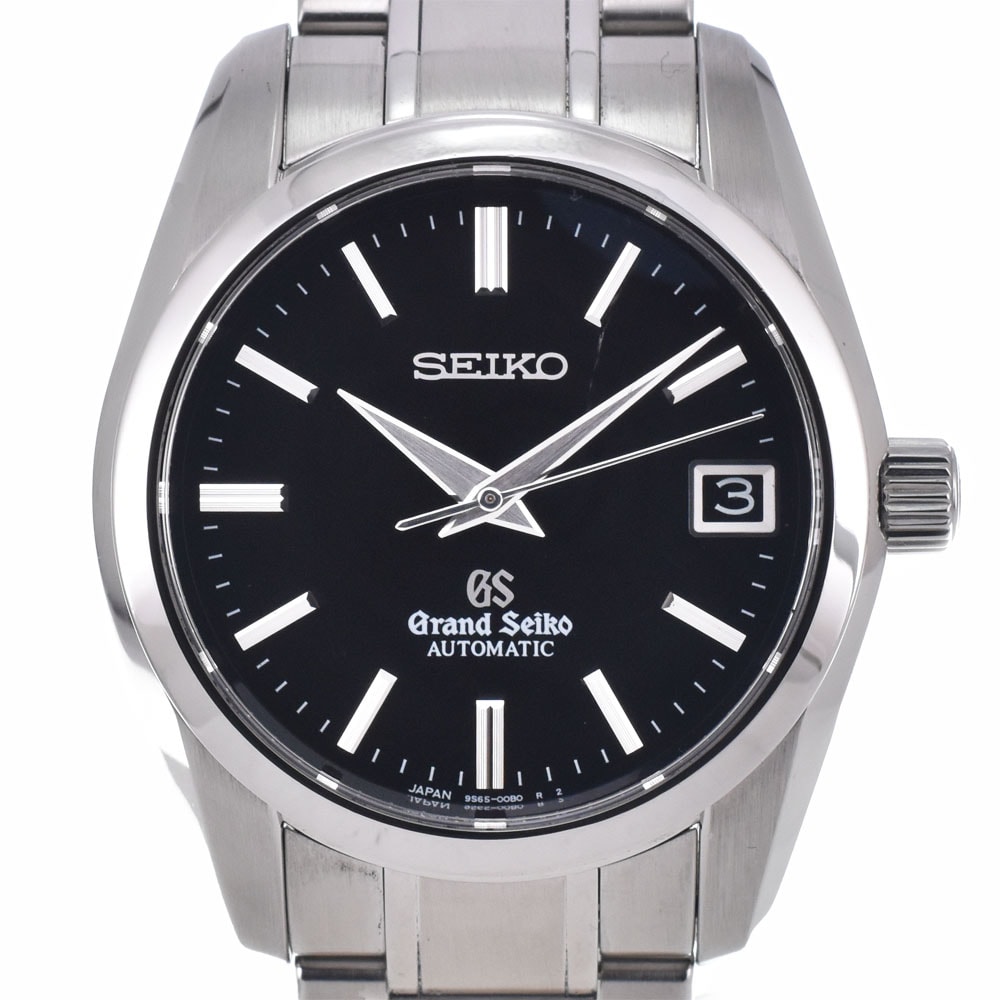 セイコー SEIKO SBGR053/9S65-00B0 グランドセイコー デイト ブラック 自動巻き メンズ 内箱付き 腕時計 R#148892