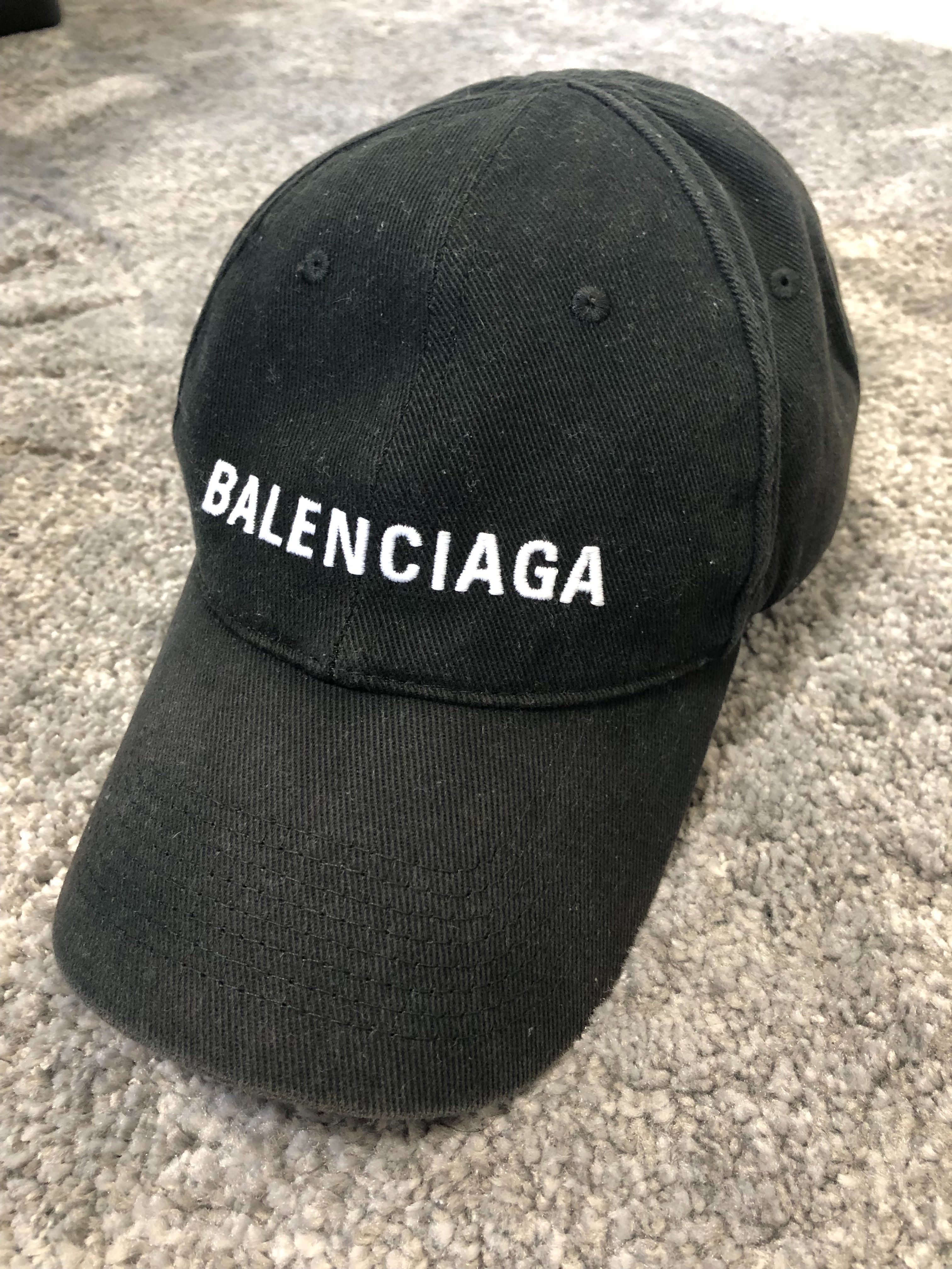 BALENCIAGA Logo Cap "Black"