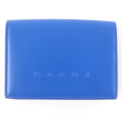 極美品 マルニ トリフォールド コンパクトウォレット PFMI0097Q0