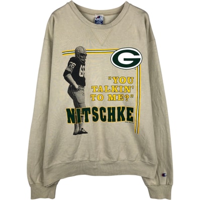 古着 90年代 チャンピオン Champion NFL GREEN BAY PACKERS グリーンベイパッカーズ プリントスウェットシャツ トレーナー メンズXXL相当 ヴィンテージ/eaa629802