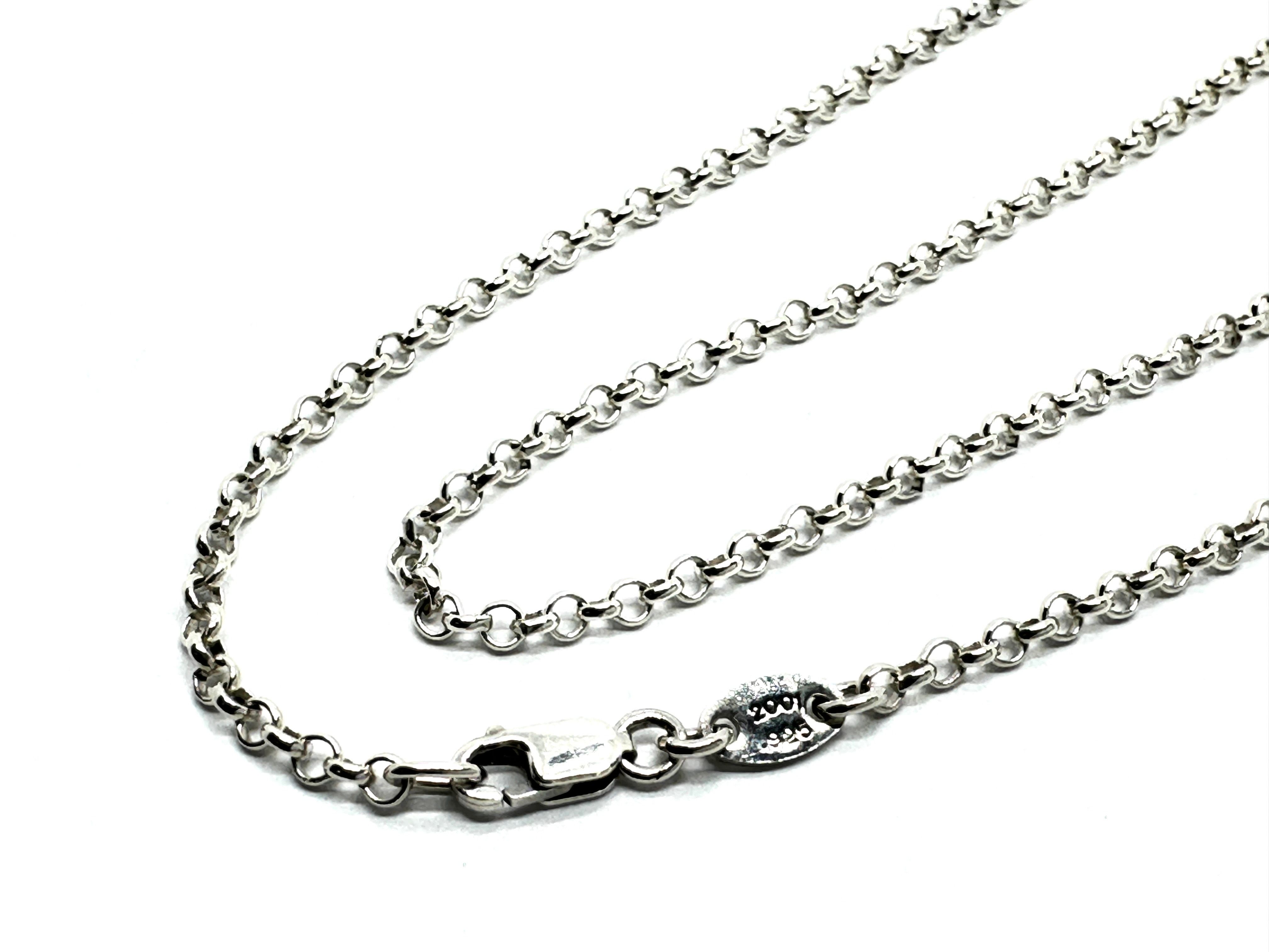 Chrome Hearts Roll Chain Necklace "Silver"