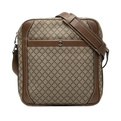 グッチ ディアマンテ ショルダーバッグ 268159 ベージュ ブラウン PVC レザー レディース GUCCI 【中古】