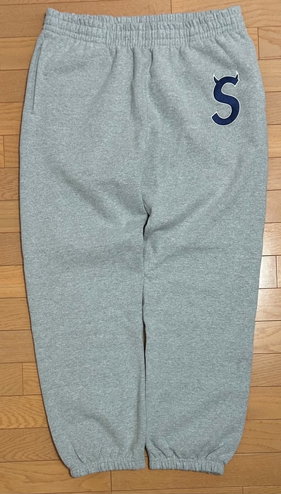 Supreme S Logo Sweatpant "Heather Grey" (22FW)