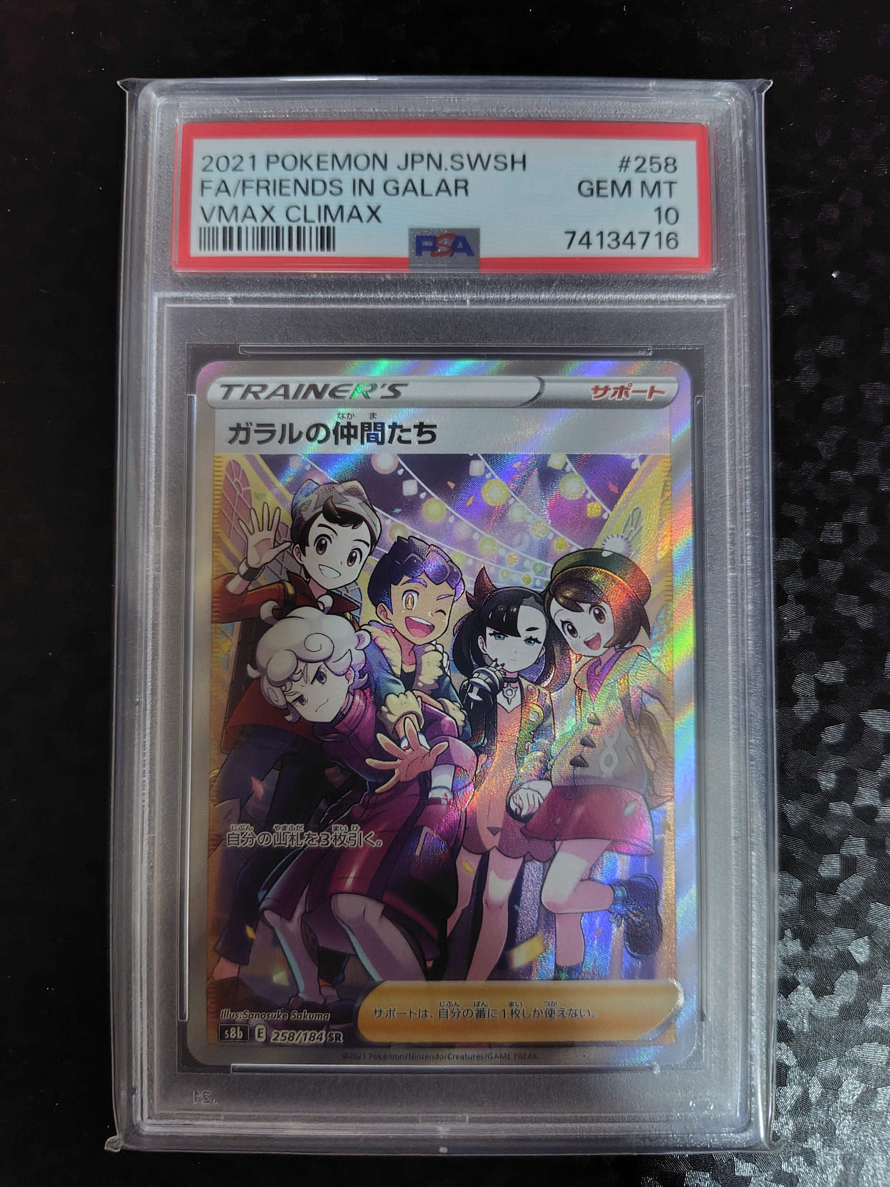 ガラルの仲間たち SR[S8b 258/184](ハイクラスパック「VMAXクライマックス」)