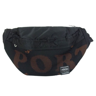PORTER ポーター バッグ 381-19711 x BYBORRE バイボレ WAIST BAG ウエストバッグ ブラック系【極上美品】【中古】