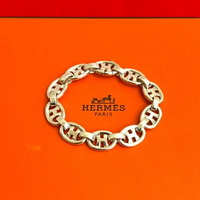 HERMES エルメス Hロゴ ブレスレット シルバー925 ブレスレット シルバー
05707