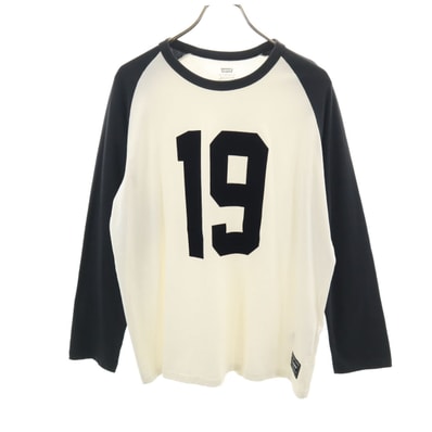 Levi's リーバイス 長袖 ラグラン Tシャツ S ホワイト系 ロンT