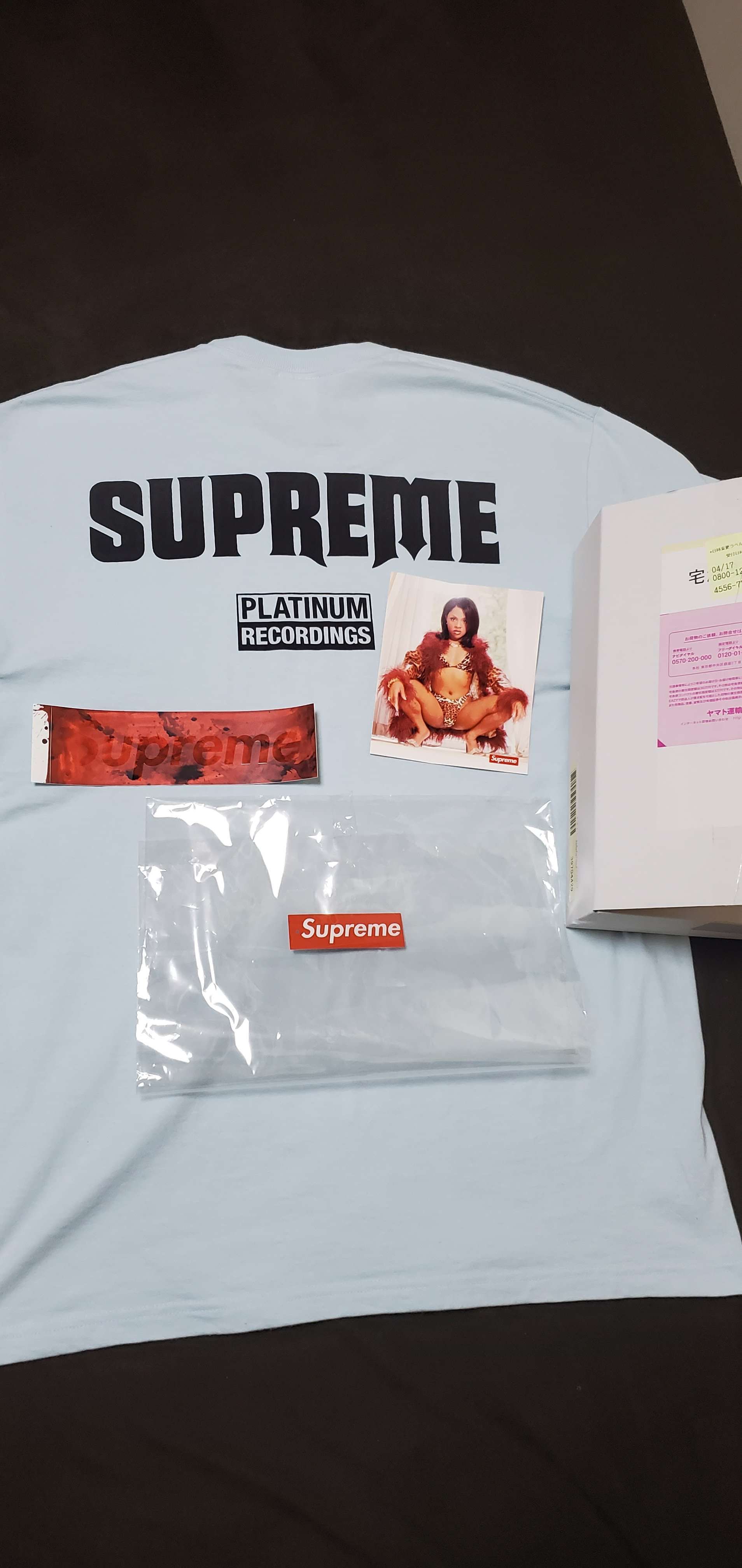 Supreme Still Talking Tee "Pale Blue"