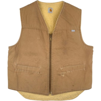 古着 90年代 カーハート Carhartt ダックベスト USA製 メンズL相当 ヴィンテージ/eaa626599