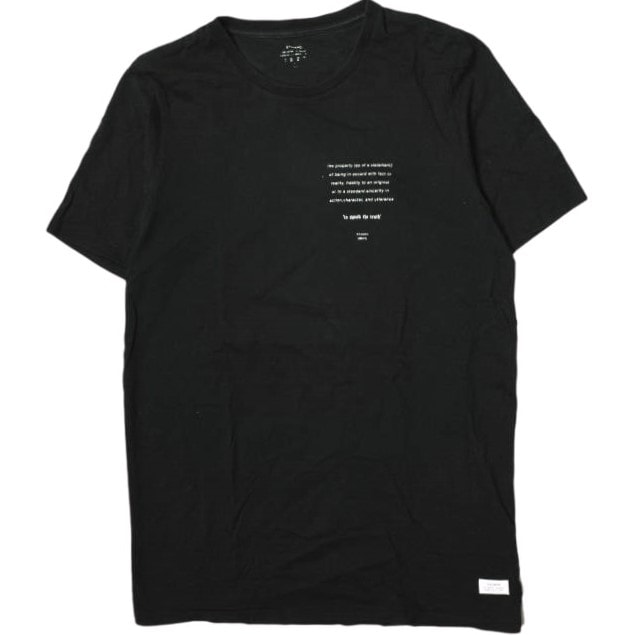 STAMPD スタンプド VOIR DIRE TEE SS プリントTシャツ S Black 半袖 トップス g15230