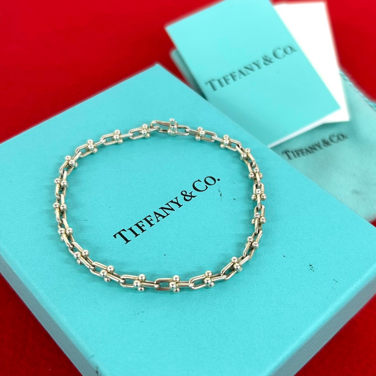 TIFFANY&Co. ティファニー ハードウェア マイクロリンク ブレスレット シルバー925 ブレスレット シルバー
 35585