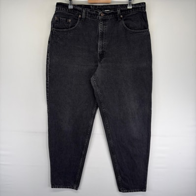 古着 90's/90年代 リーバイス Levi's USA製 デニム パンツ 5ポケット 560 ブラックデニム テーパード W38 L34 ブラック系 メンズ