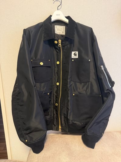 sacai x Carhartt WIP Nylon Twill x Duck Blouson "Black"