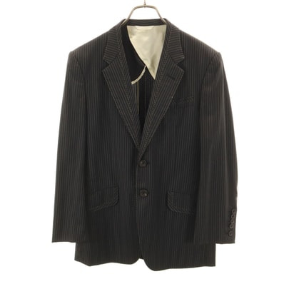 PAUL SMITH COLLECTION ポールスミスコレクション 日本製 ストライプ柄 テーラードジャケット M 収納バッグ ハンガー付き