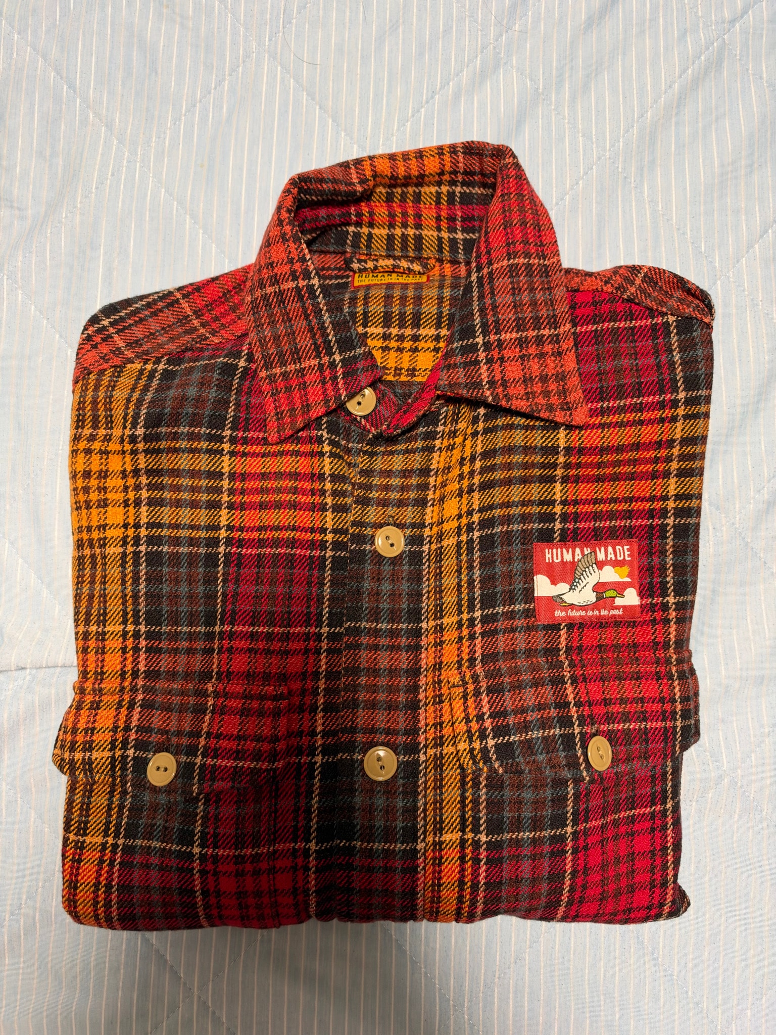 HUMAN MADE Check Shirt "Red"