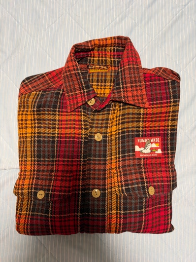 HUMAN MADE Check Shirt "Red"