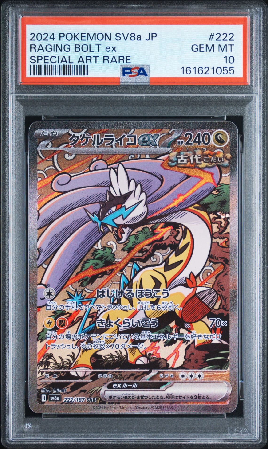 タケルライコex SAR [SV8a 222/187](ハイクラスパック「テラスタルフェスex」)