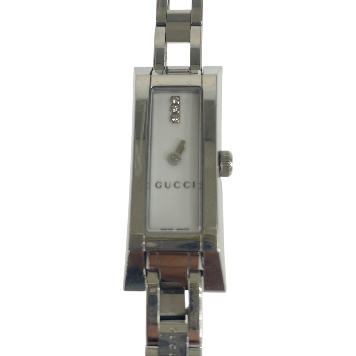 GUCCI グッチ Gリンク シルバー ステンレススチール 腕時計 クオーツ 1-0289608 【中古】