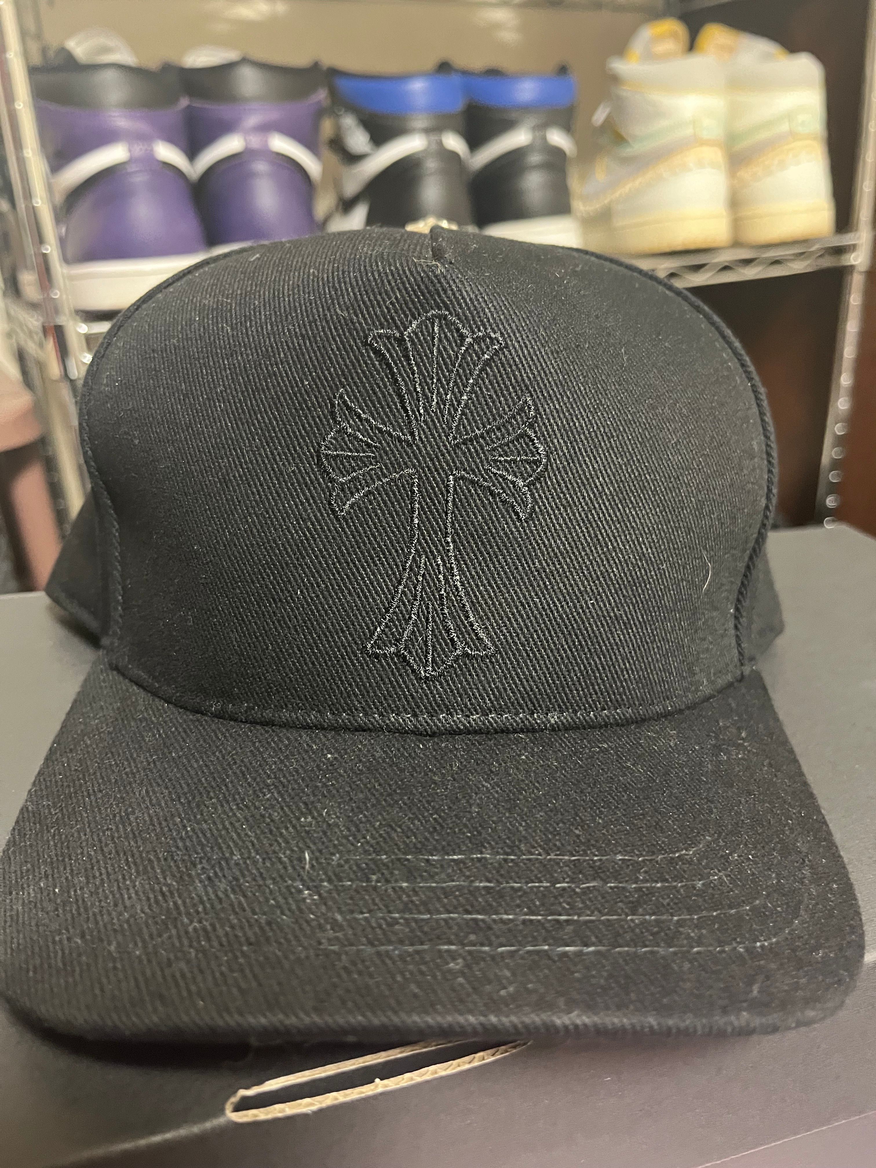 Chrome Hearts Baseball Denim Cap Cross "Black"