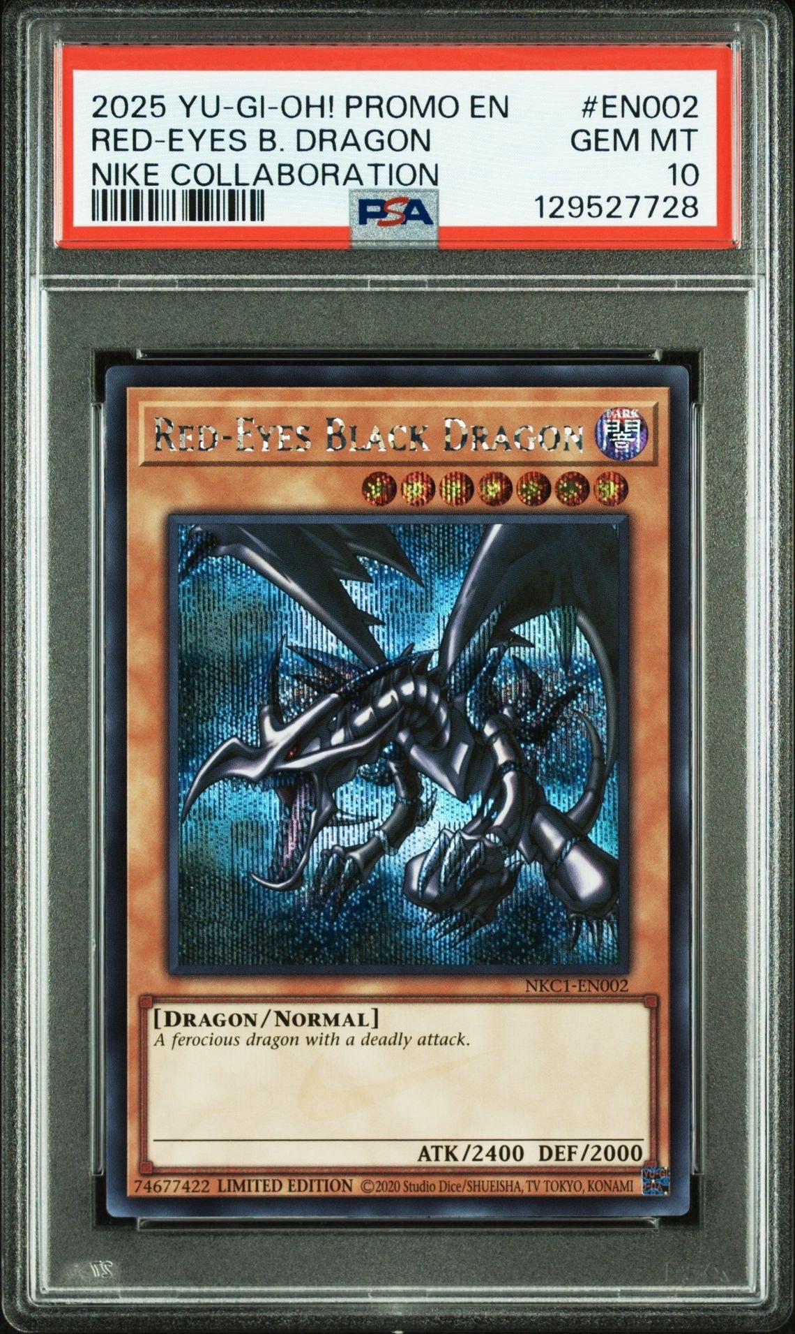 PSA10】真紅眼の黒竜 SE [NKC1-EN002](遊戯王 x ナイキ エアーマックス