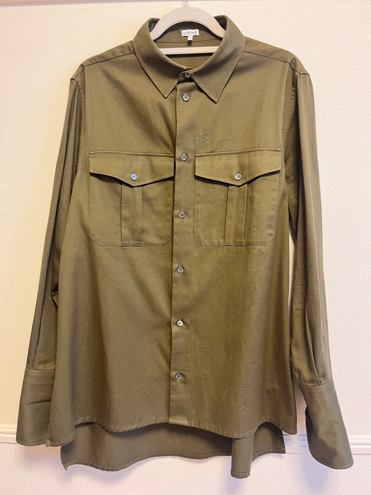 LOEWE ロエベ メンズ カーキシャツ 長袖シャツ