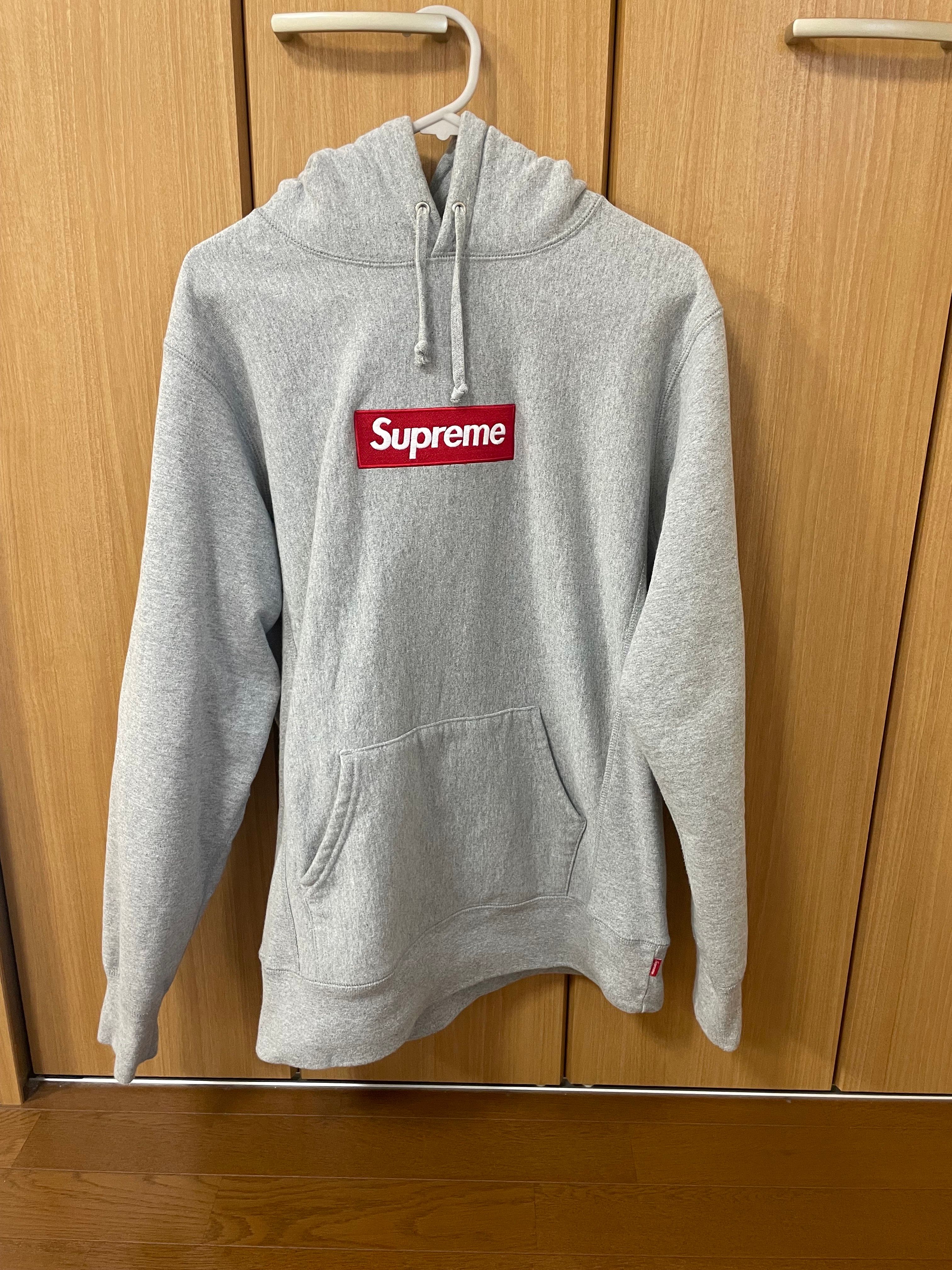 Supreme Box Logo Hooded Sweatshirt "Heather Grey" (16FW)