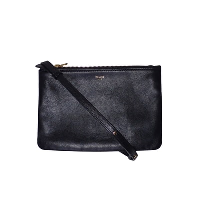 CELINE セリーヌ トリオバッグ スモール 192033 ブラック レディース ショルダーバッグ