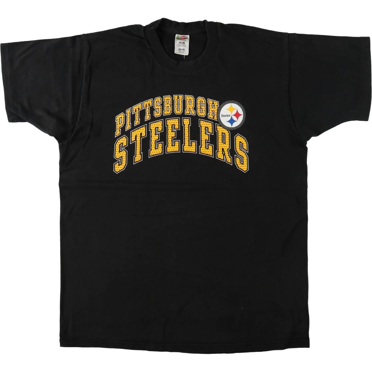 古着 90年代 フルーツオブザルーム FRUIT OF THE LOOM NFL PITTSBURGH STEELERS ピッツバーグスティーラーズ スポーツプリントTシャツ USA製 メンズXL相当 ヴィンテージ/eaa621468